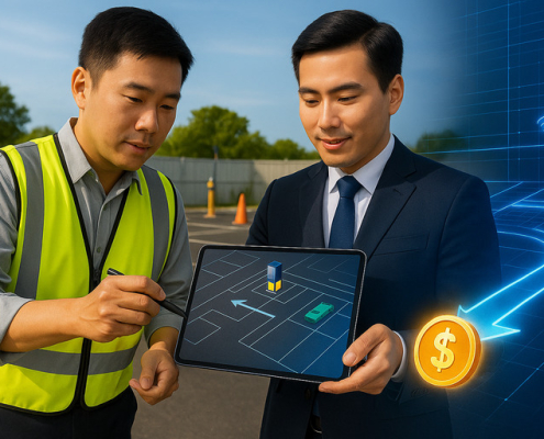 cover of parking lot planning design